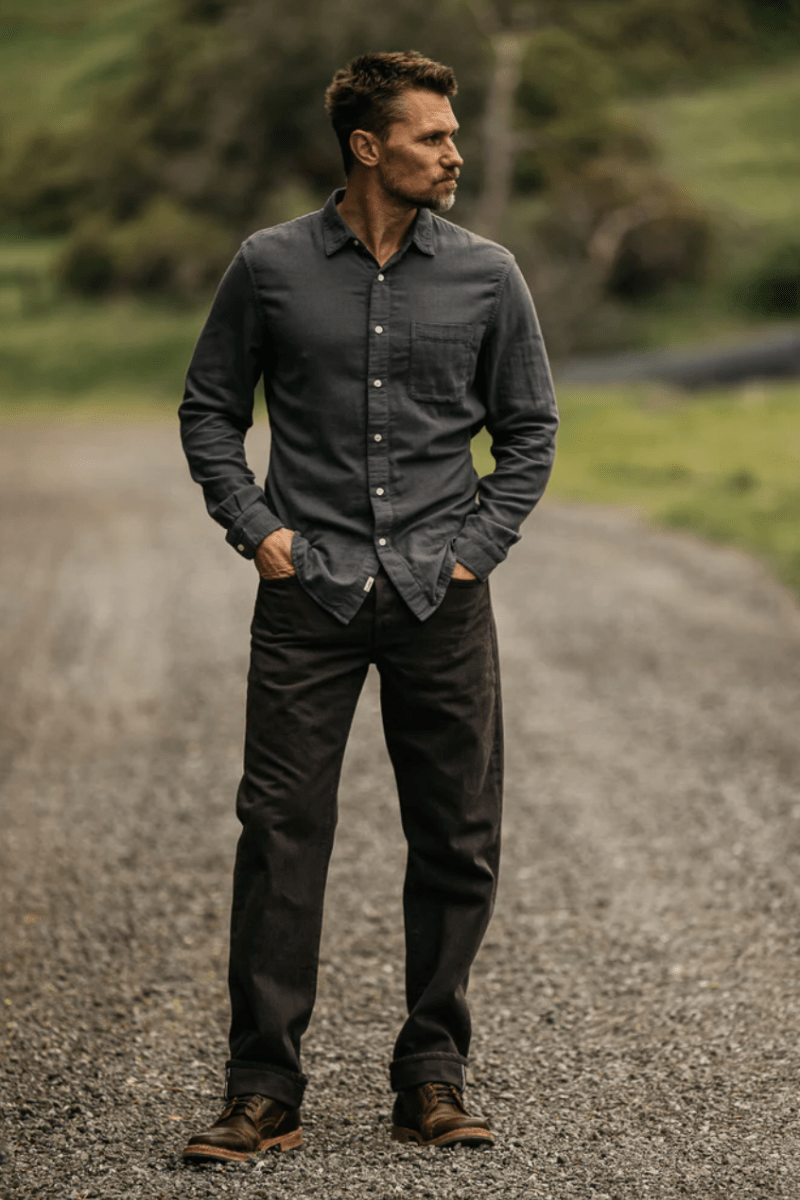 Pants - Hiroshi Kato - The Barrel 14oz Nat Slub - Archery Close