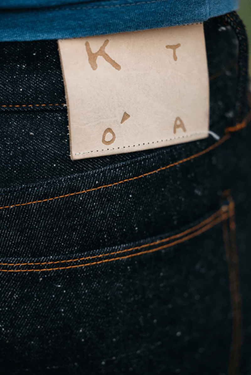 Jeans - Hiroshi Kato - The Hammer Straight Old Nep Indigo - Raw 13.5oz Selvedge - Archery Close