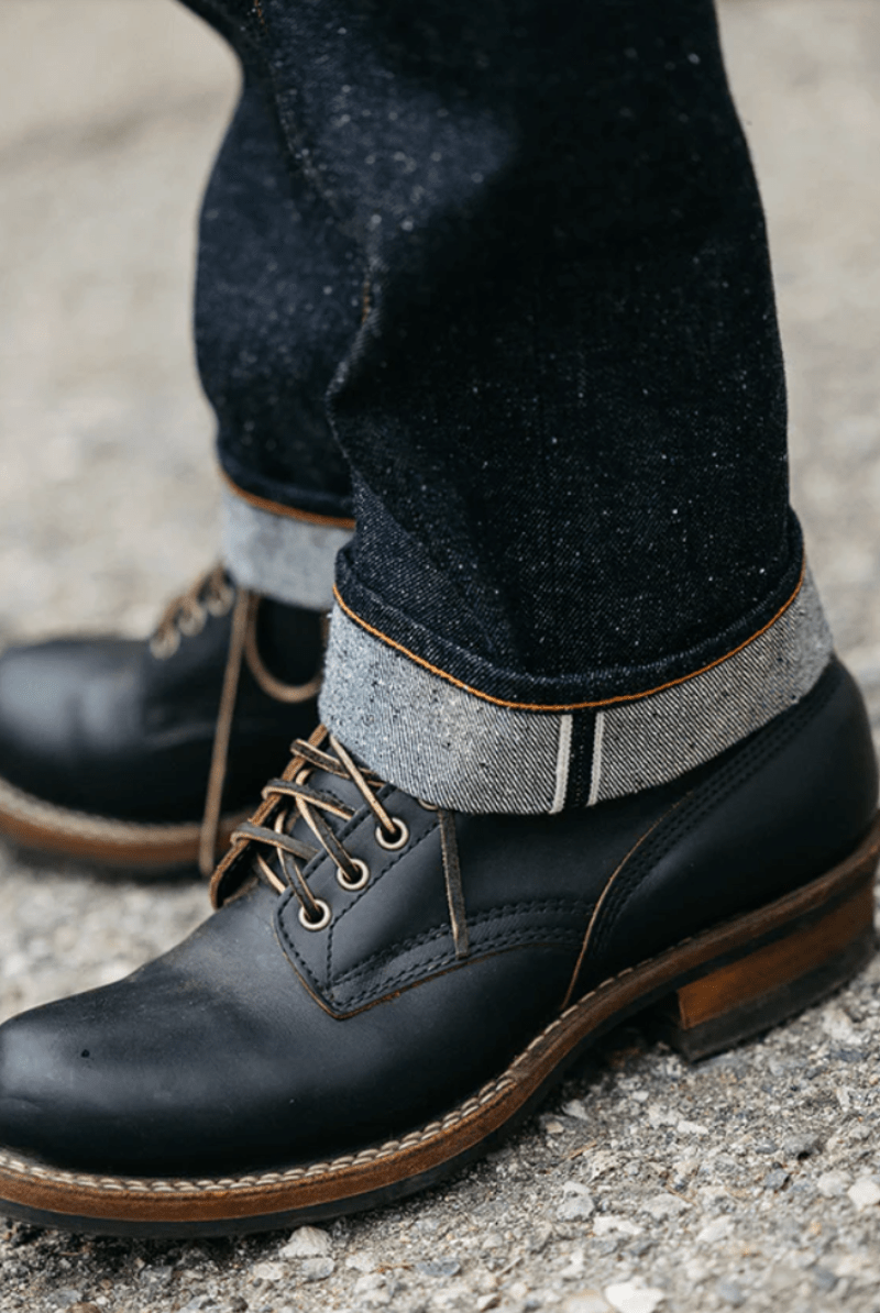 Jeans - Hiroshi Kato - The Hammer Straight Old Nep Indigo - Raw 13.5oz Selvedge - Archery Close