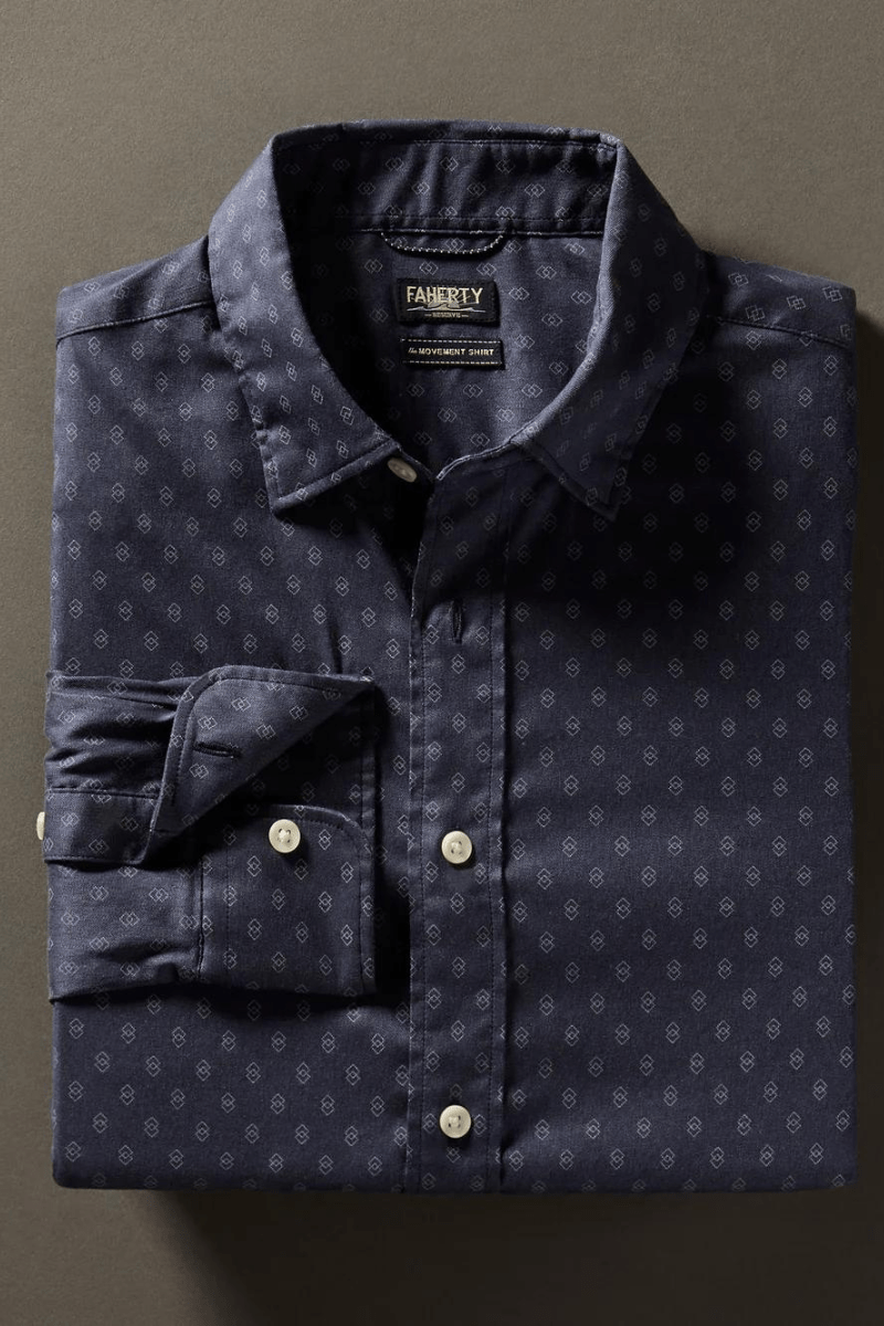 Shirts & Tops - Faherty Brand - The Movement Shirt - Archery Close