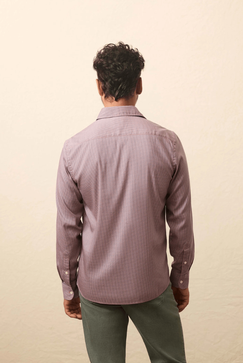 Shirts & Tops - Faherty Brand - The Movement Shirt in Madder Shores Gingham - Archery Close