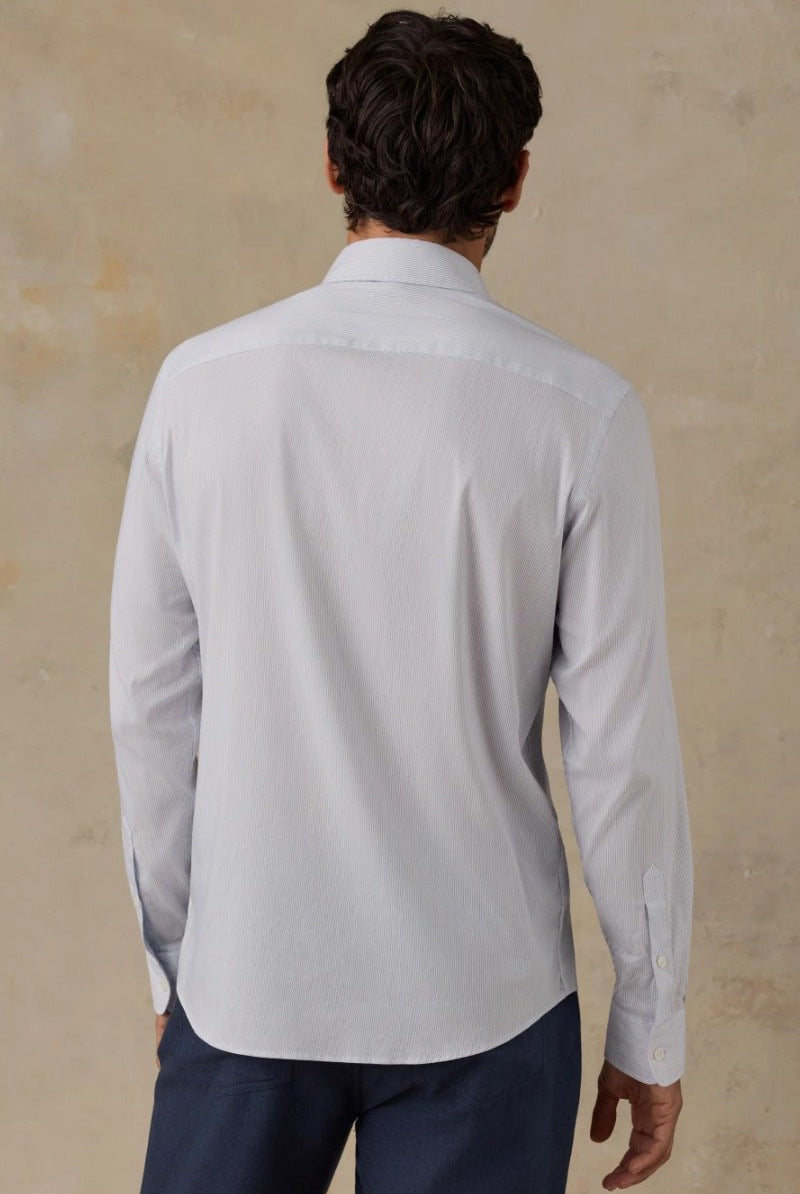 Faherty Brand The Movement Shirt - Open Sky Stripe