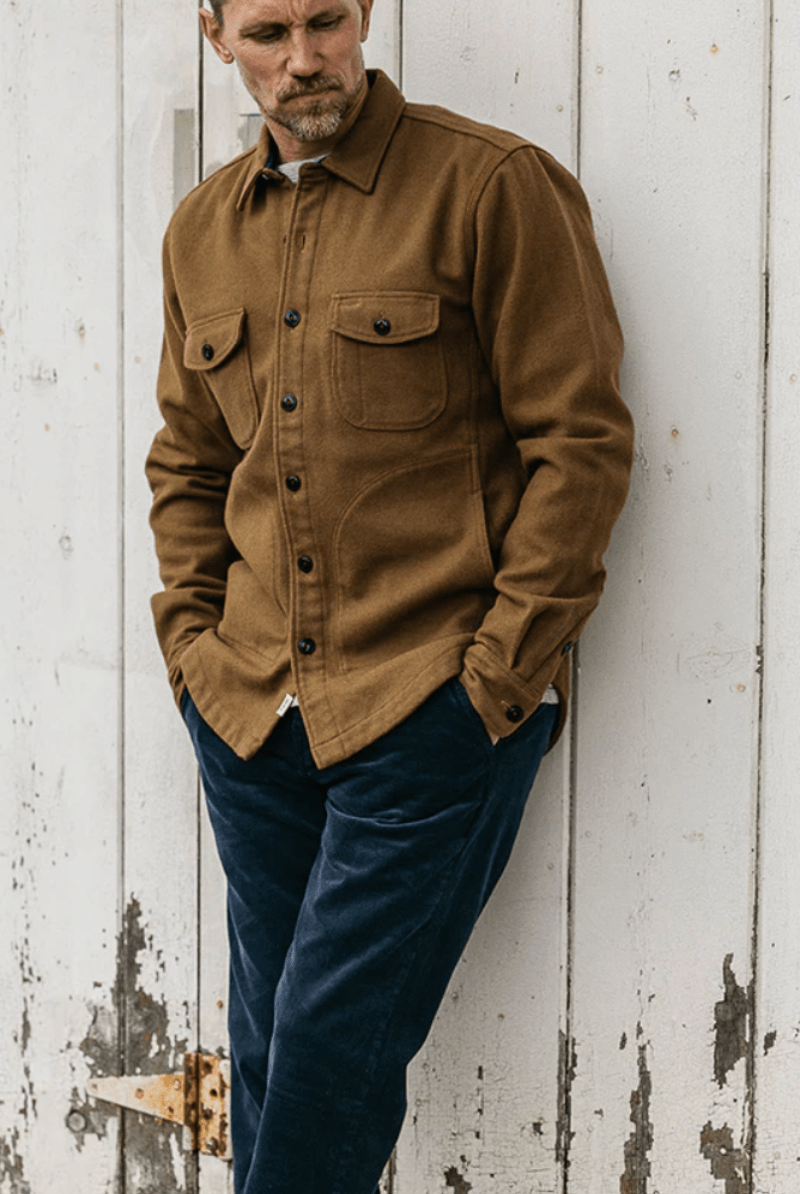 Pants - Hiroshi Kato - The Pipe Straight Corduroy Chino - Archery Close