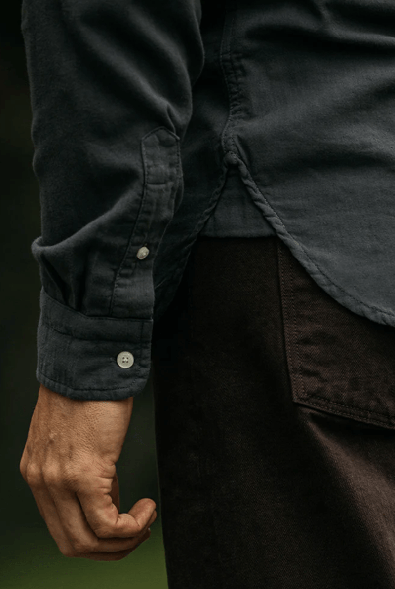 Shirts & Tops - Hiroshi Kato - The Ripper Shirt Gauze in Stone - Archery Close