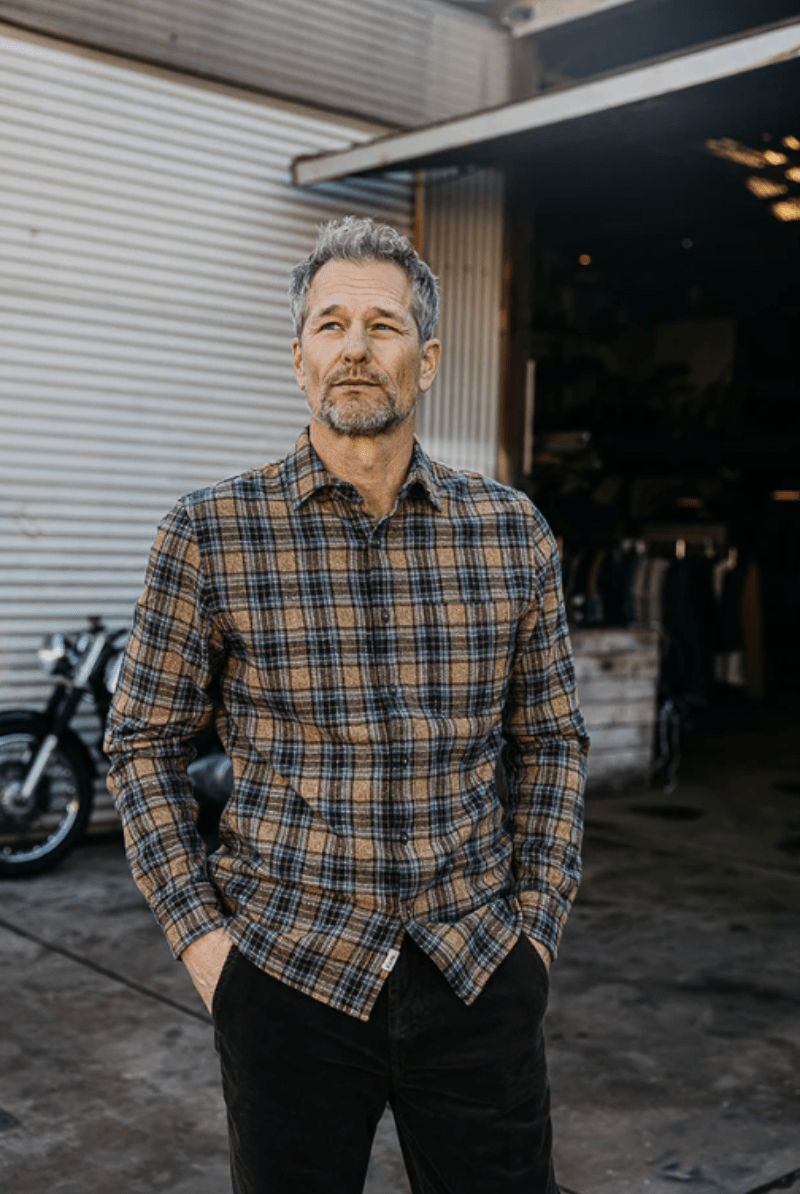 Shirts & Tops - Hiroshi Kato - The Ripper Triple Twist Plaid in Daylight - Archery Close