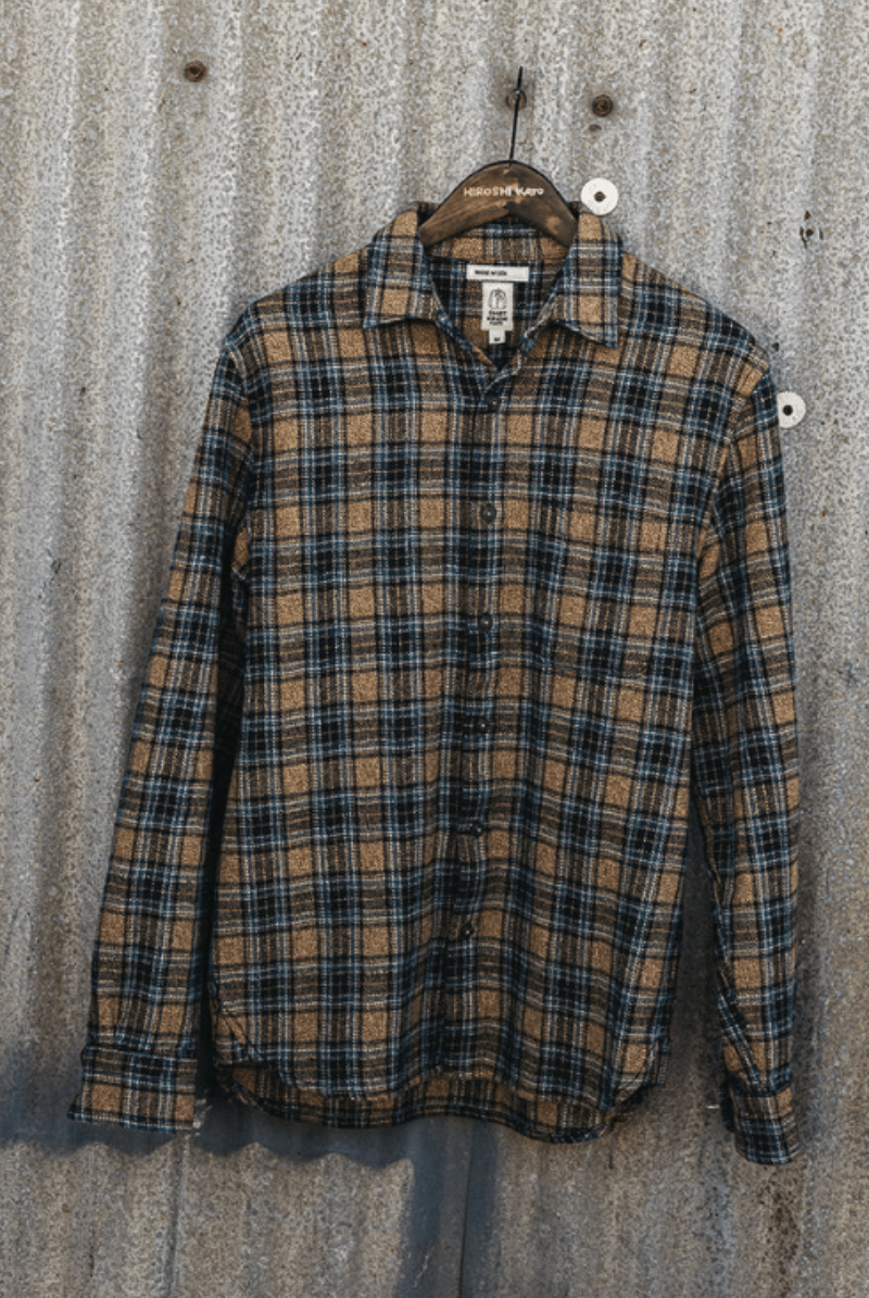 Shirts & Tops - Hiroshi Kato - The Ripper Triple Twist Plaid in Daylight - Archery Close