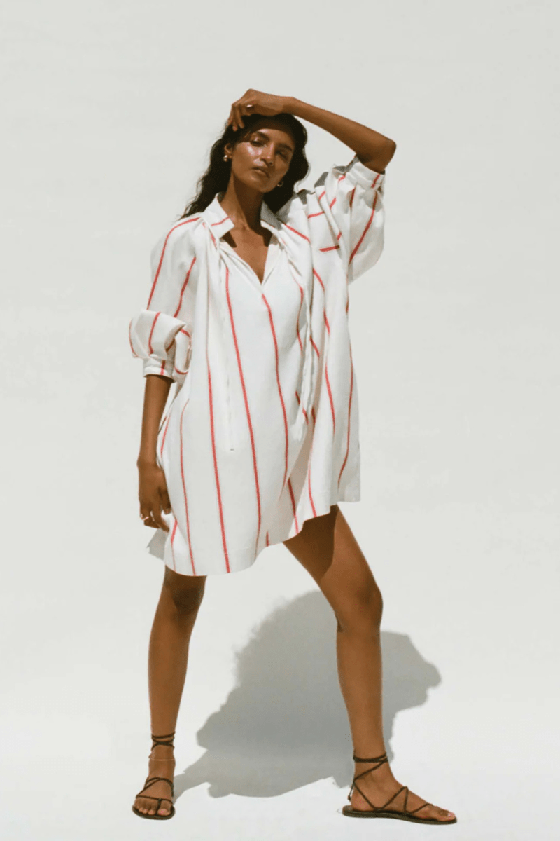 Dresses - Faherty Brand - Tideweave Zoe Dress - Archery Close