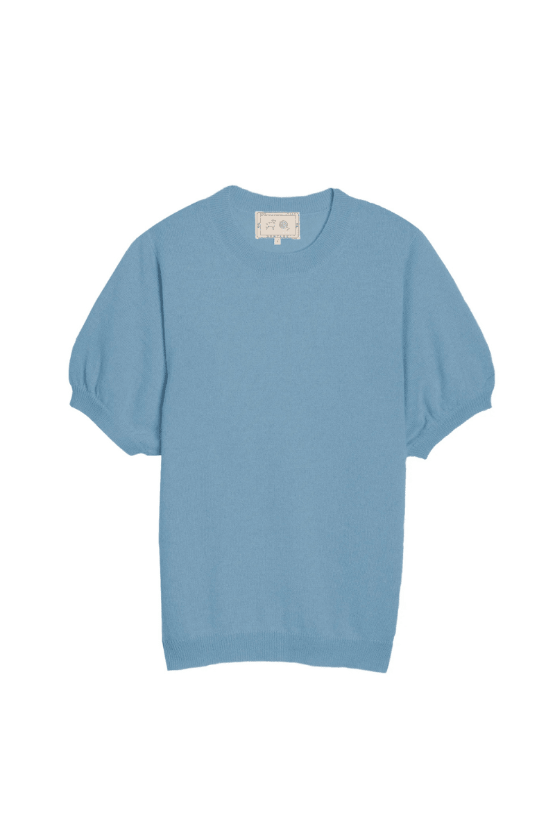 Sweater - DemyLee - Tilda Top in Vintage Blue - Archery Close