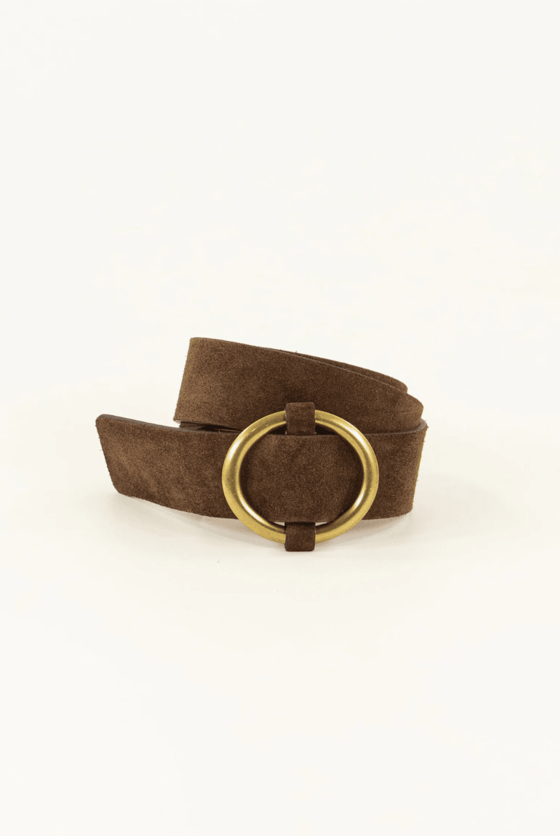 Accessories - Sessun - Tisao belt in brown suede - Archery Close