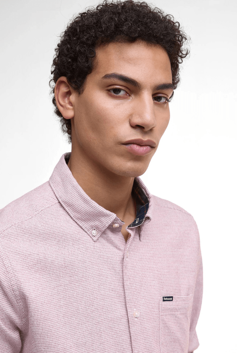 Shirts & Tops - Barbour - Turner Tailored Houndstooth Shirt - Archery Close
