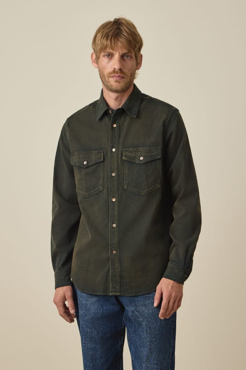 Shirts & Tops - Paul Smith - Two-Tone Textured Cotton-Blend Shirt - Archery Close
