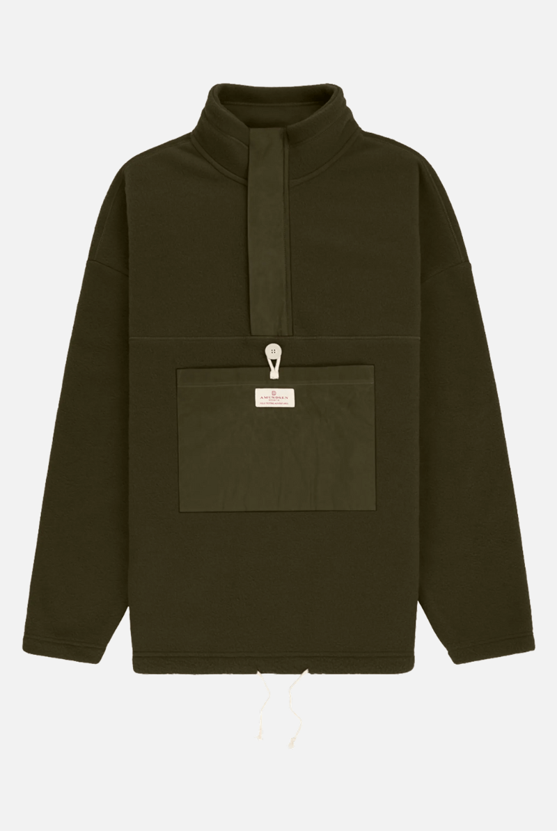 Sweatshirts - Amundsen - V - Bond Waxed Fleece - Archery Close