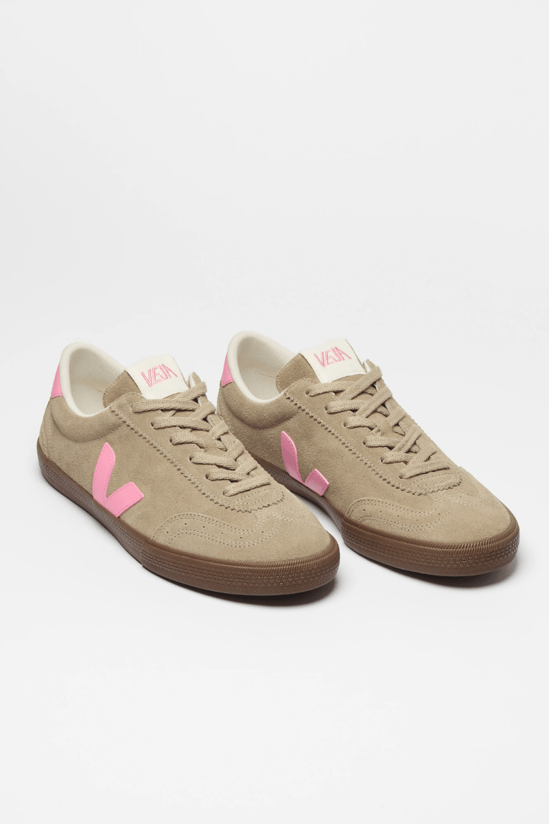 Sneakers - Veja - Volley Suede Taupe Malibu Bark - Archery Close