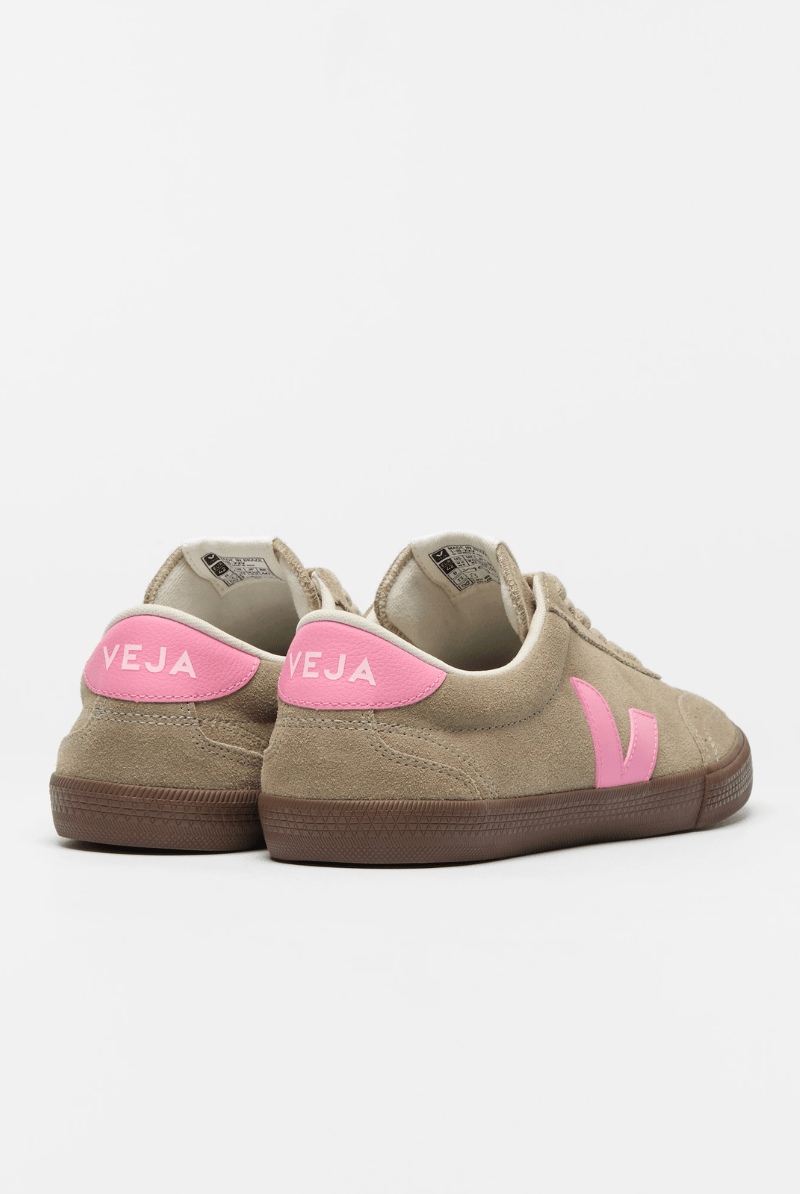 Sneakers - Veja - Volley Suede Taupe Malibu Bark - Archery Close