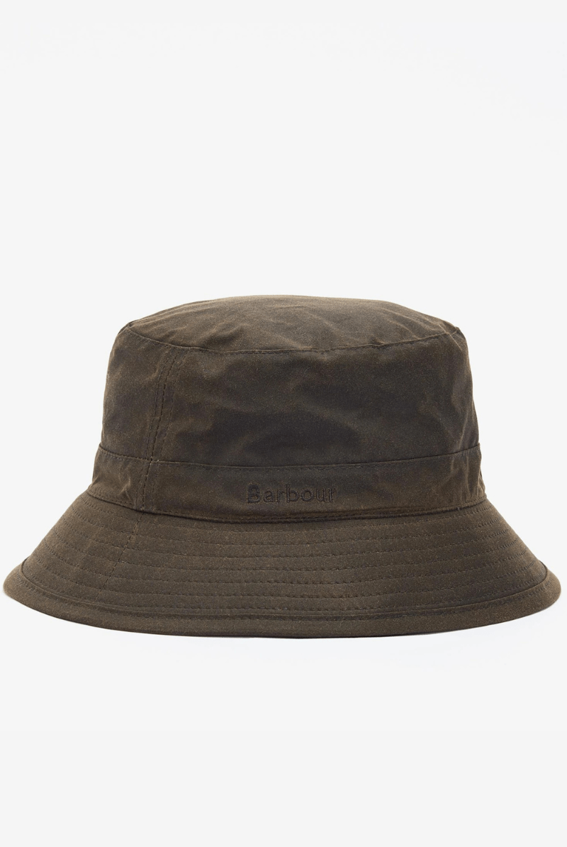 Hats - Barbour - Wax Bucket Hat - Archery Close