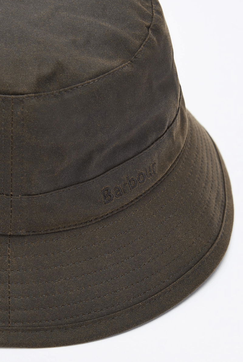 Hats - Barbour - Wax Bucket Hat - Archery Close