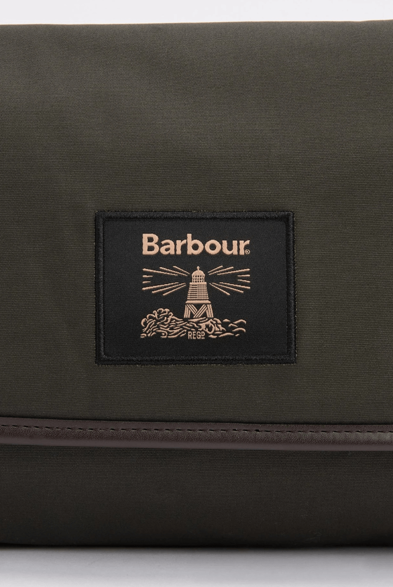 Handbags, Wallets & Cases - Barbour - Waxed Hanging Washbag - Archery Close