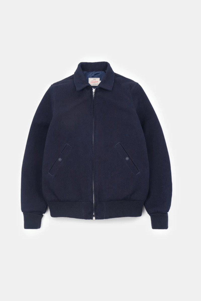 Outerwear - Dehen 1920 - Weekender Jacket: Indigo Sashiko - Archery Close