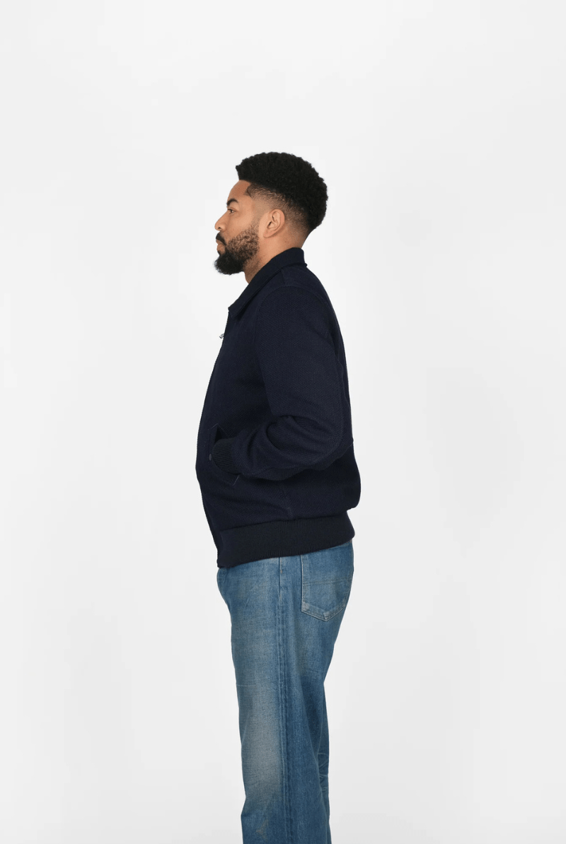 Outerwear - Dehen 1920 - Weekender Jacket: Indigo Sashiko - Archery Close