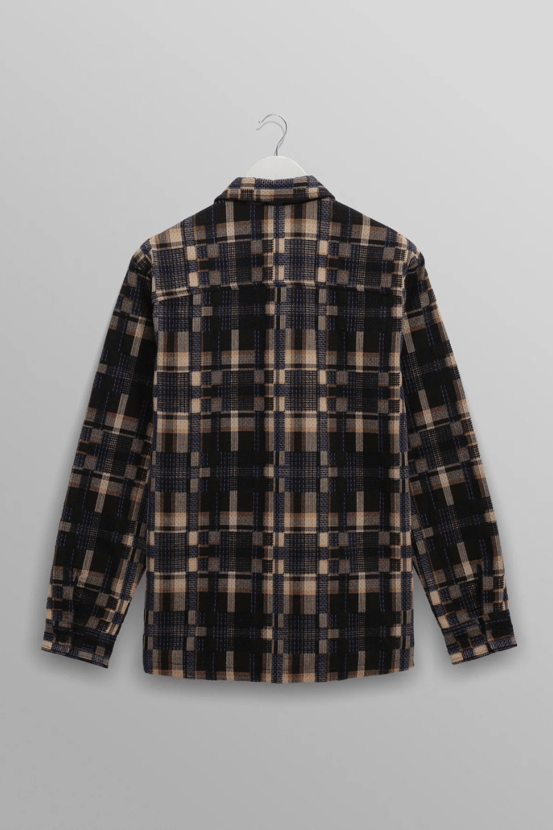 Shirts & Tops - Wax London - Whiting Overshirt in Glitch Check - Archery Close