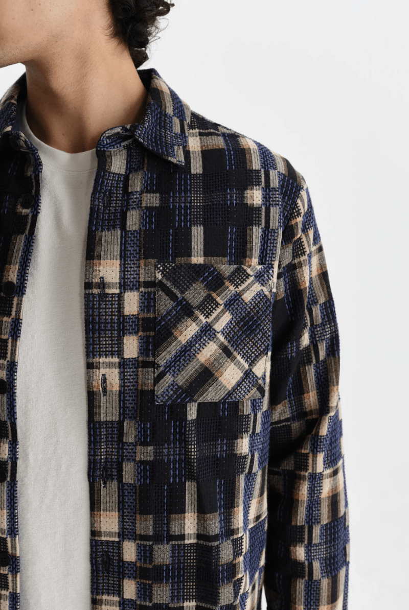 Shirts & Tops - Wax London - Whiting Overshirt in Glitch Check - Archery Close