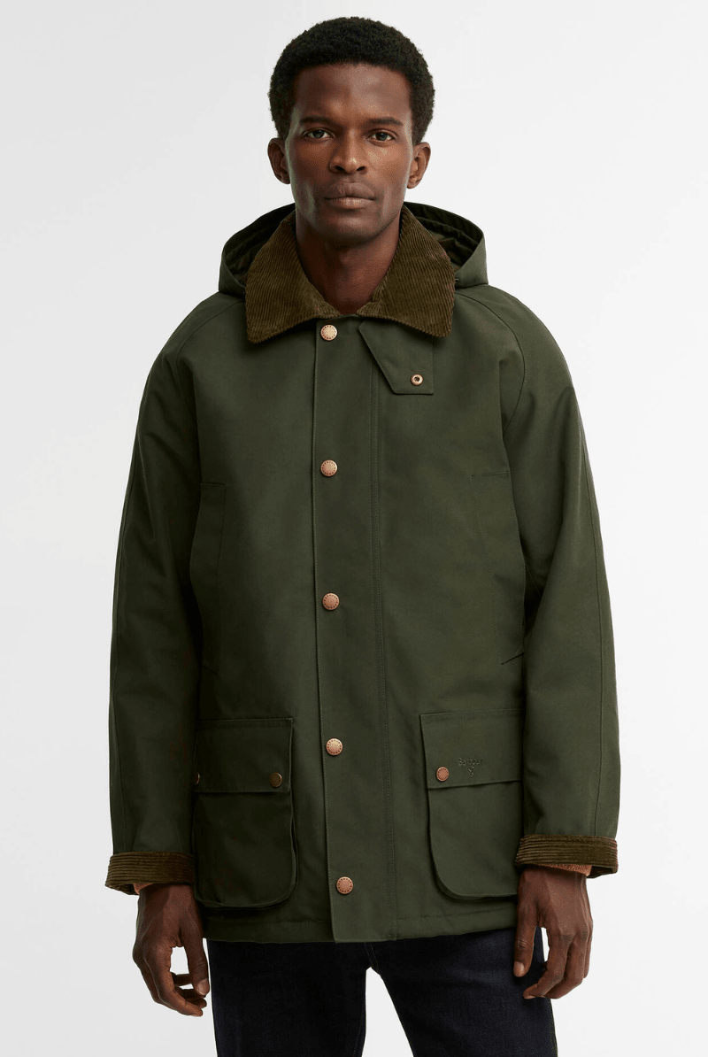 Outerwear - Barbour - Winter Ashby Waterproof Jacket in Sage - Archery Close
