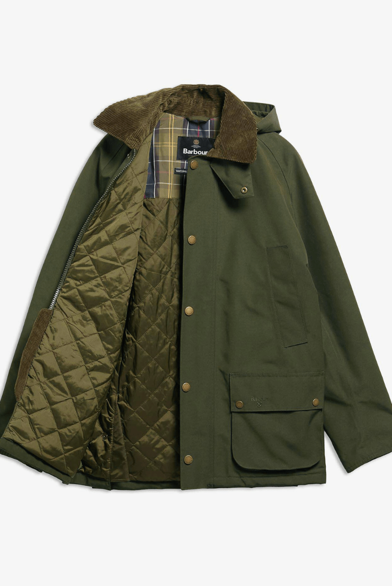 Outerwear - Barbour - Winter Ashby Waterproof Jacket in Sage - Archery Close