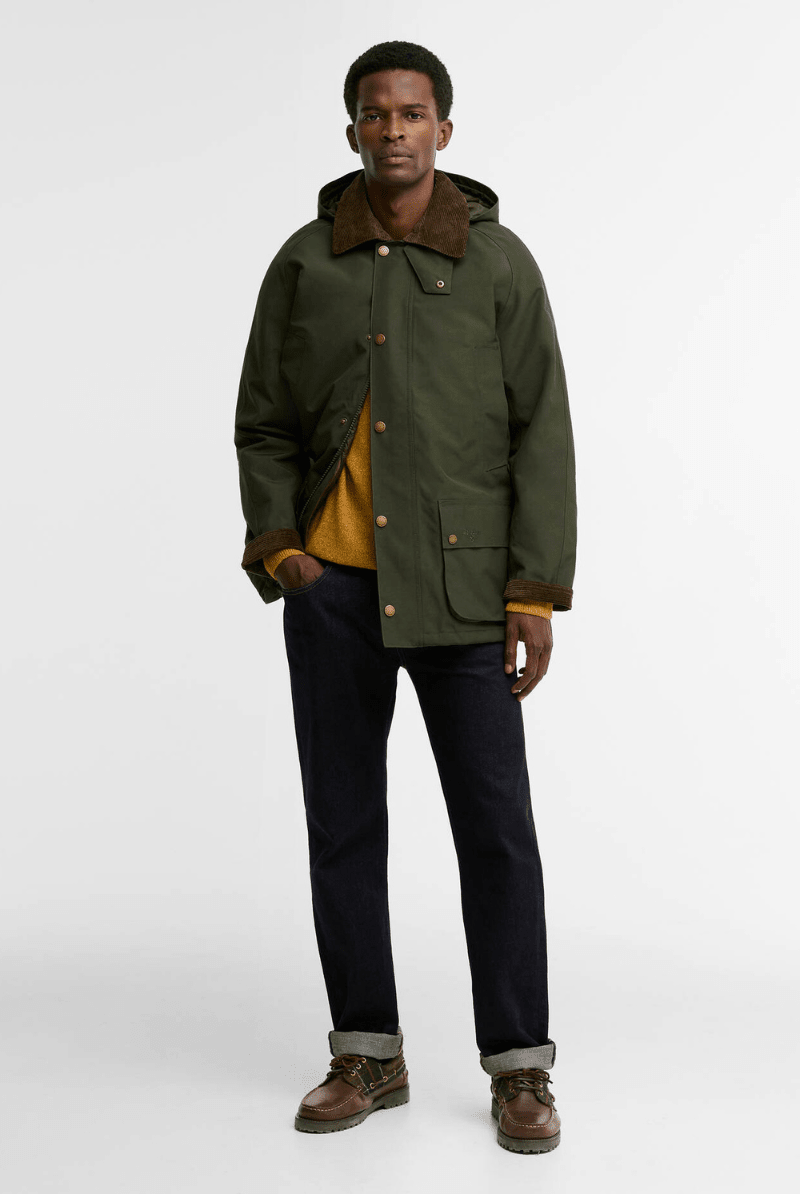 Outerwear - Barbour - Winter Ashby Waterproof Jacket in Sage - Archery Close