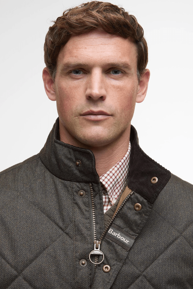 Outerwear - Barbour - Winter Shoveler Quilted Jacket - Archery Close