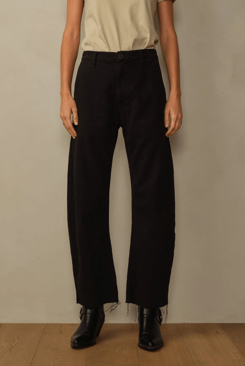 Pants - Road to Nowhere Clothing - Women's Pilon Pant in Worn Black - Archery Close