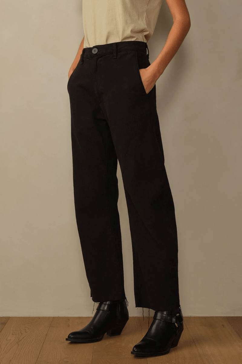 Pants - Road to Nowhere Clothing - Women's Pilon Pant in Worn Black - Archery Close
