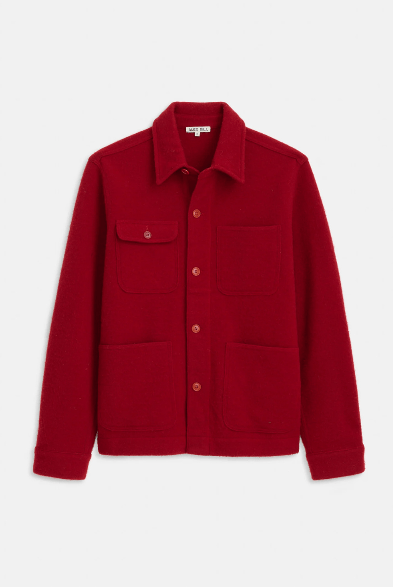 Outerwear - Alex Mill - Work Jacket In Merino Wool Knit - Archery Close