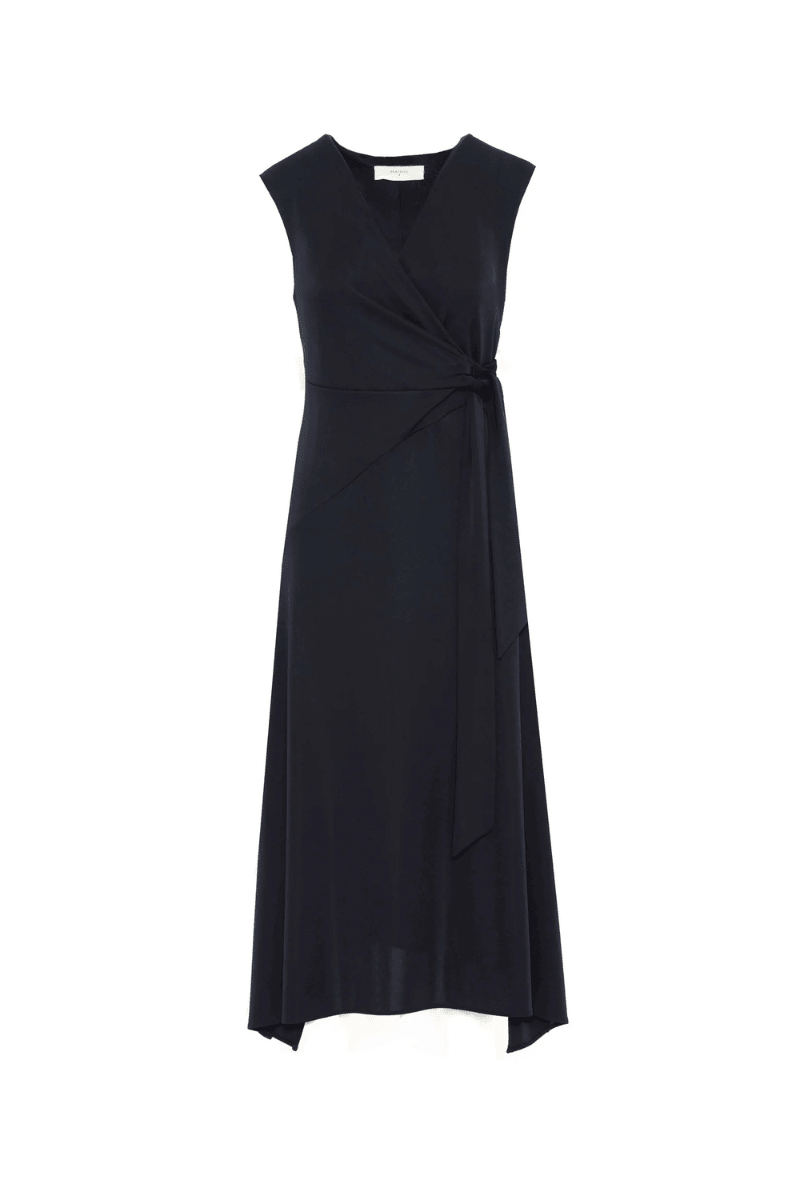 Dresses - Beatrice B - Wrap Dress in Dark Blue - Archery Close
