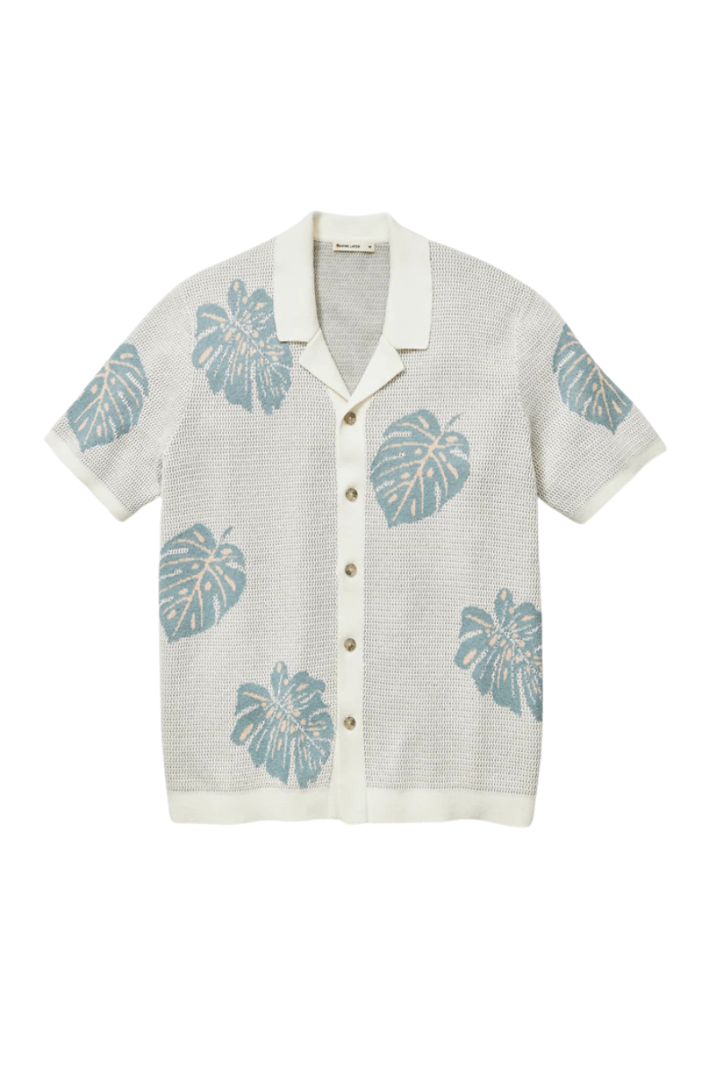 Asher Sweater Resort Shirt - Marine Layer - Archery Close