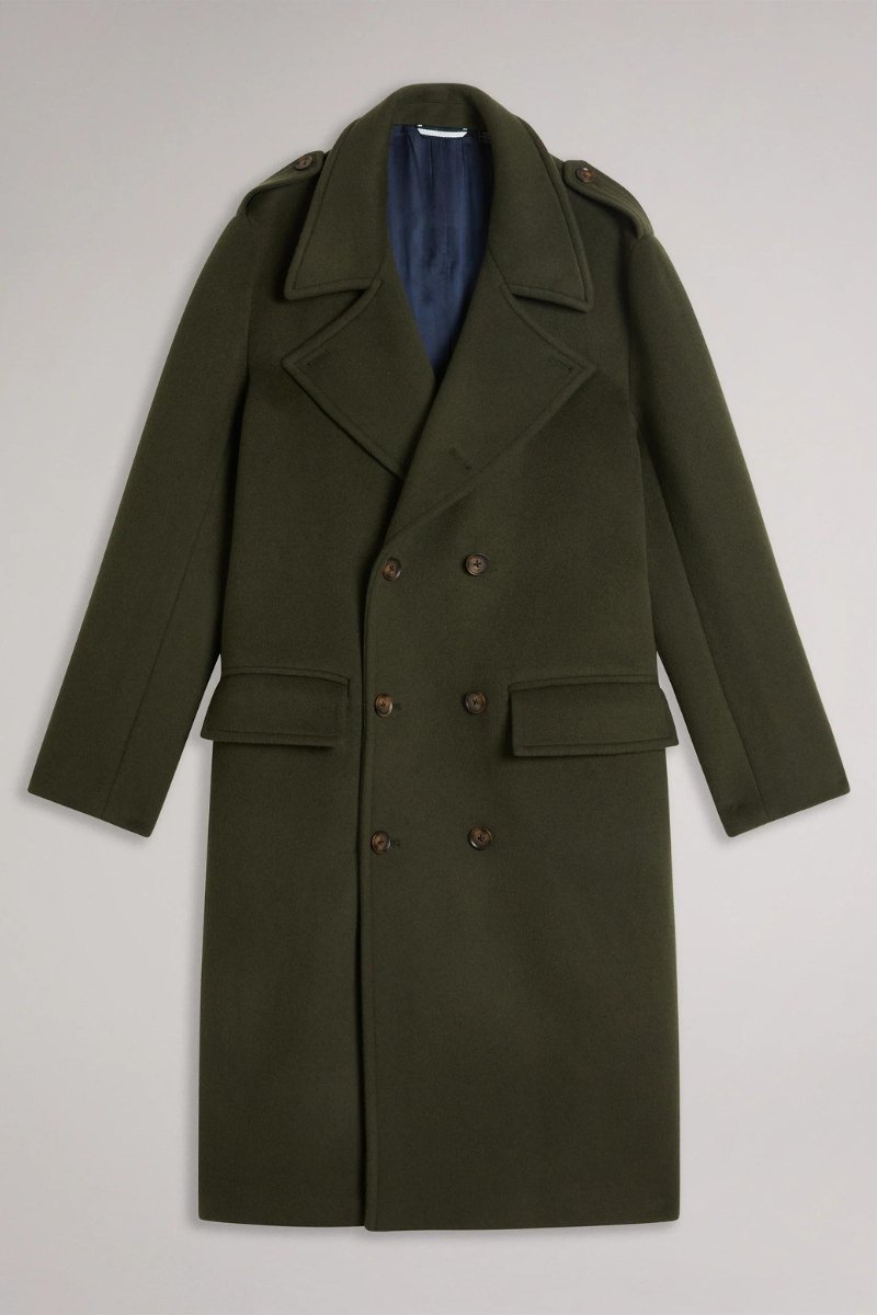 Avin Wool Blend Military Coat - Ted Baker - Archery Close