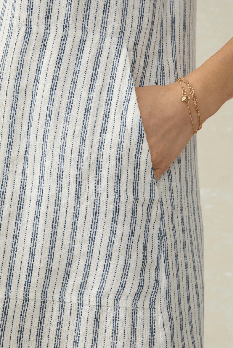 Azure Dress in Oceanside Stripe - Faherty Brand - Archery Close