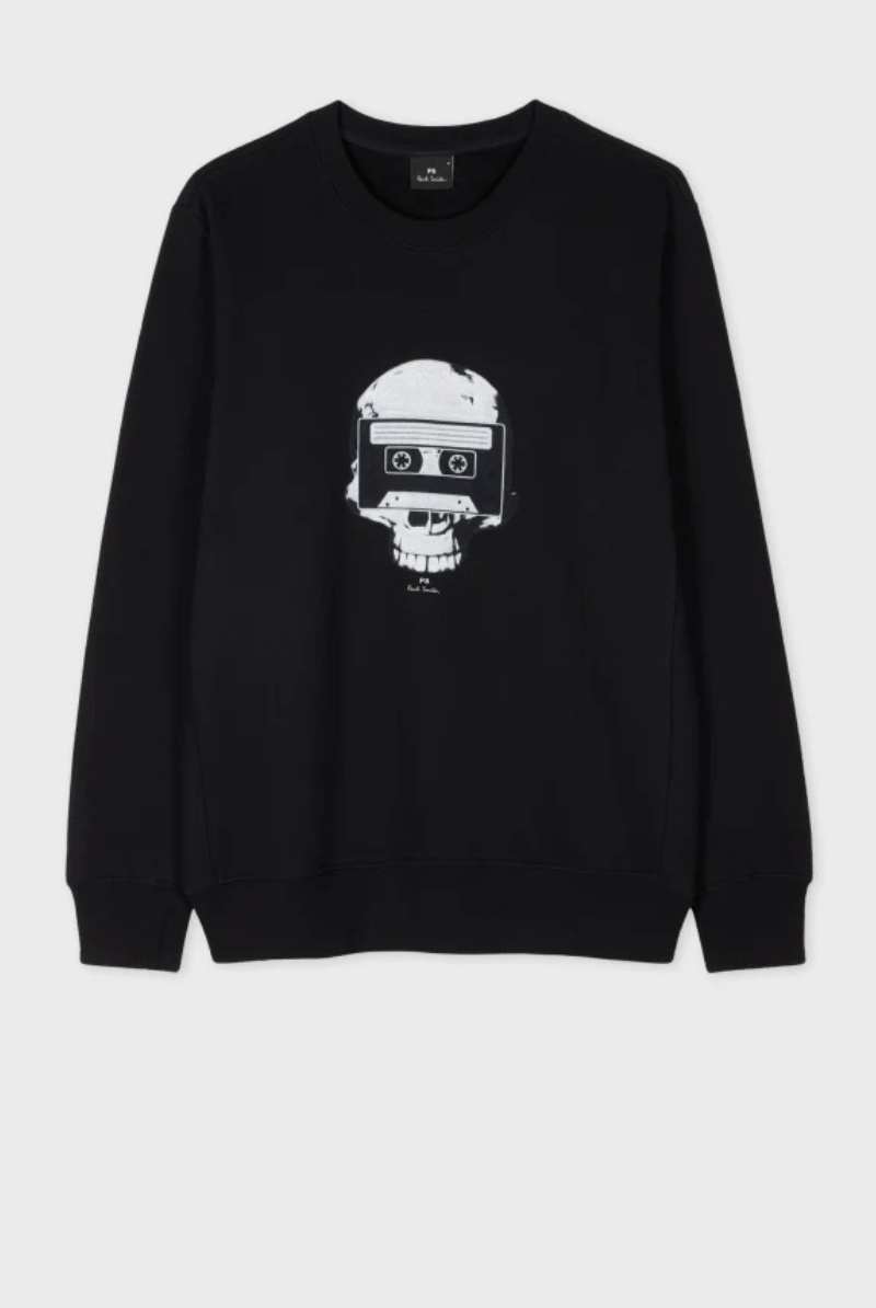 Black 'Skull Tape' Sweatshirt - Paul Smith - Archery Close