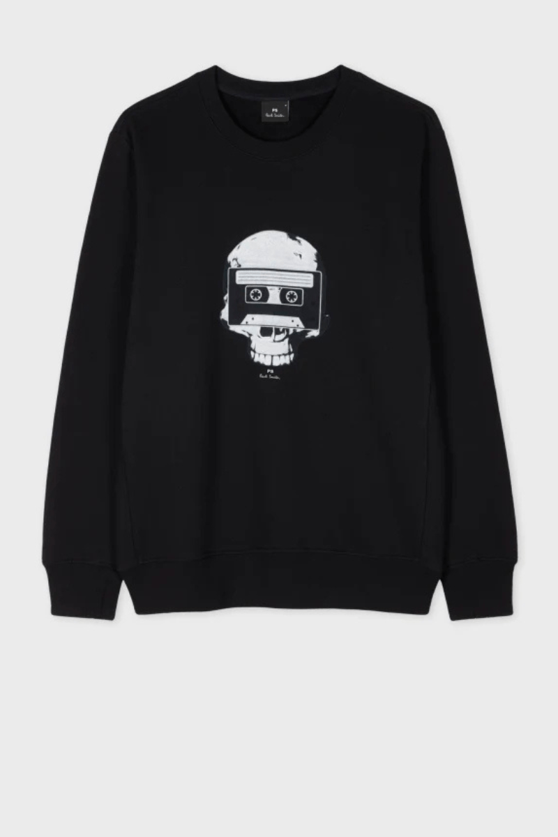 Black 'Skull Tape' Sweatshirt - Paul Smith - Archery Close