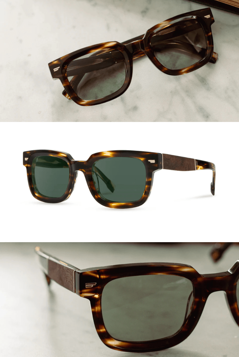 Buxton Sunglasses - Shwood Eyewear - Archery Close