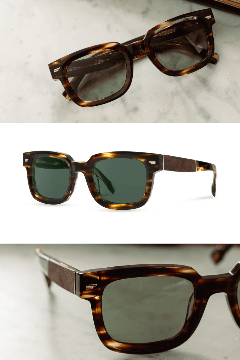 Buxton Sunglasses - Shwood Eyewear - Archery Close