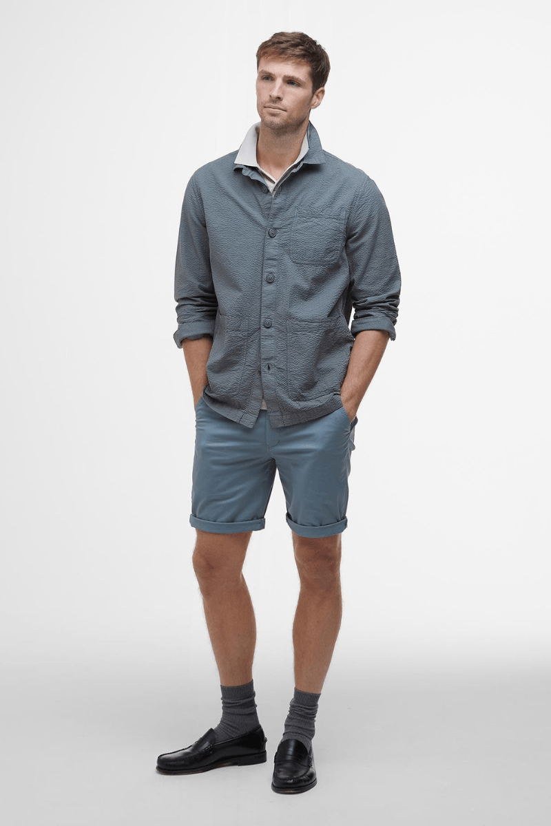 Callercove Seersucker Long - Sleeved Shirt - Barbour - Archery Close