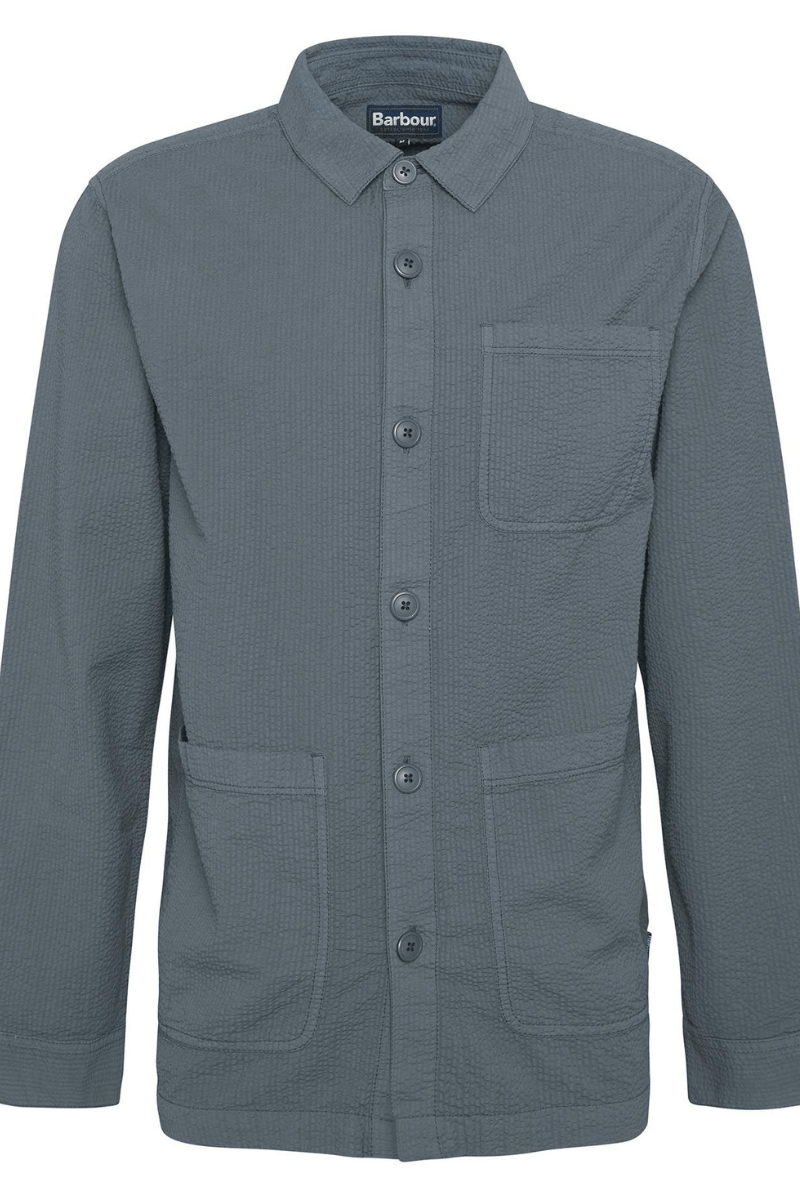 Callercove Seersucker Long - Sleeved Shirt - Barbour - Archery Close