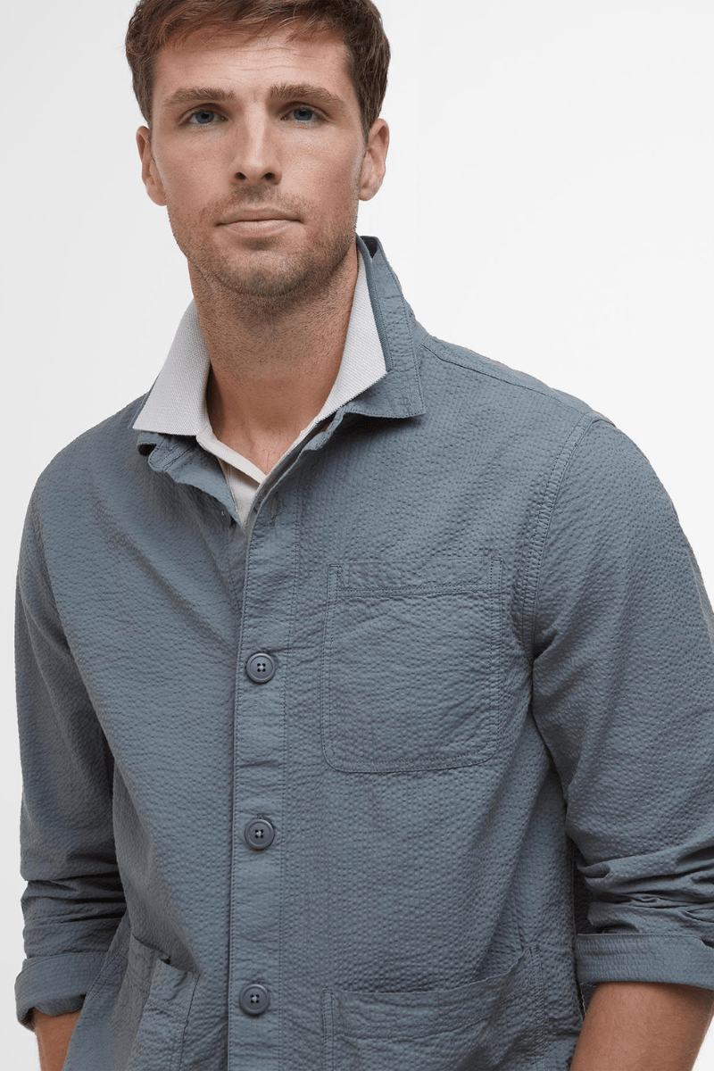 Callercove Seersucker Long - Sleeved Shirt - Barbour - Archery Close