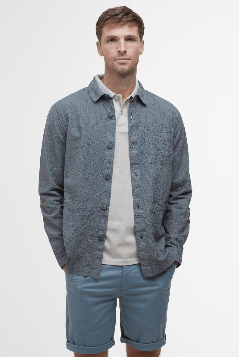 Callercove Seersucker Long - Sleeved Shirt - Barbour - Archery Close