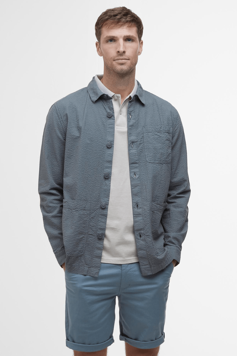 Callercove Seersucker Long - Sleeved Shirt - Barbour - Archery Close
