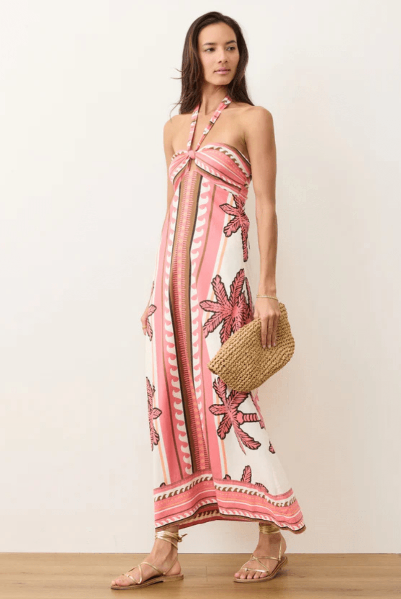 Canyon Halter Dress - Marine Layer - Archery Close