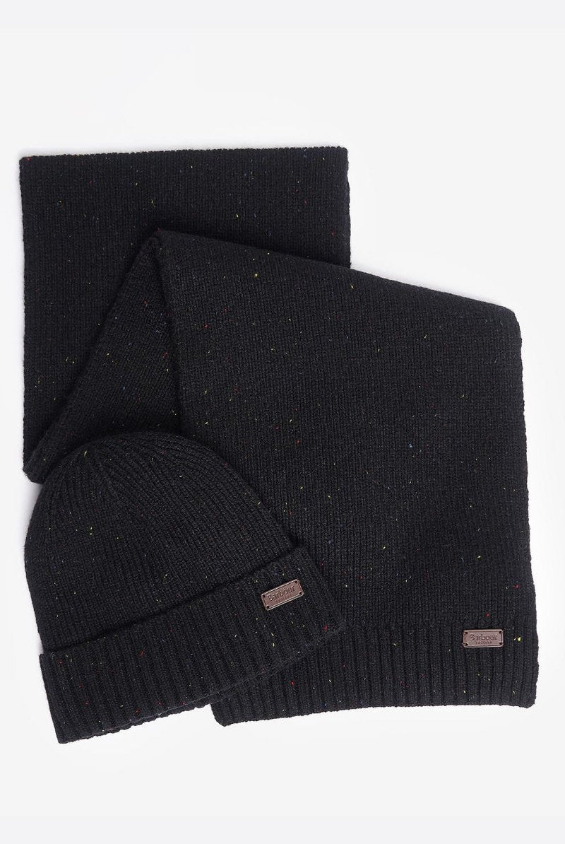 Carlton Fleck Beanie & Scarf Gift Set - Barbour - Archery Close