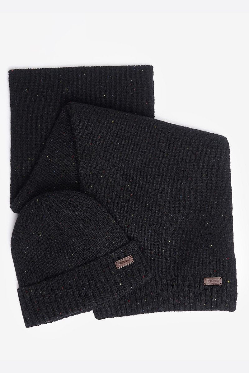 Carlton Fleck Beanie & Scarf Gift Set - Barbour - Archery Close