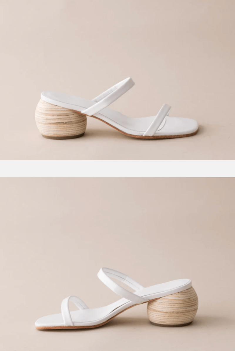 Chachi Sandal in White - Huma Blanco - Archery Close