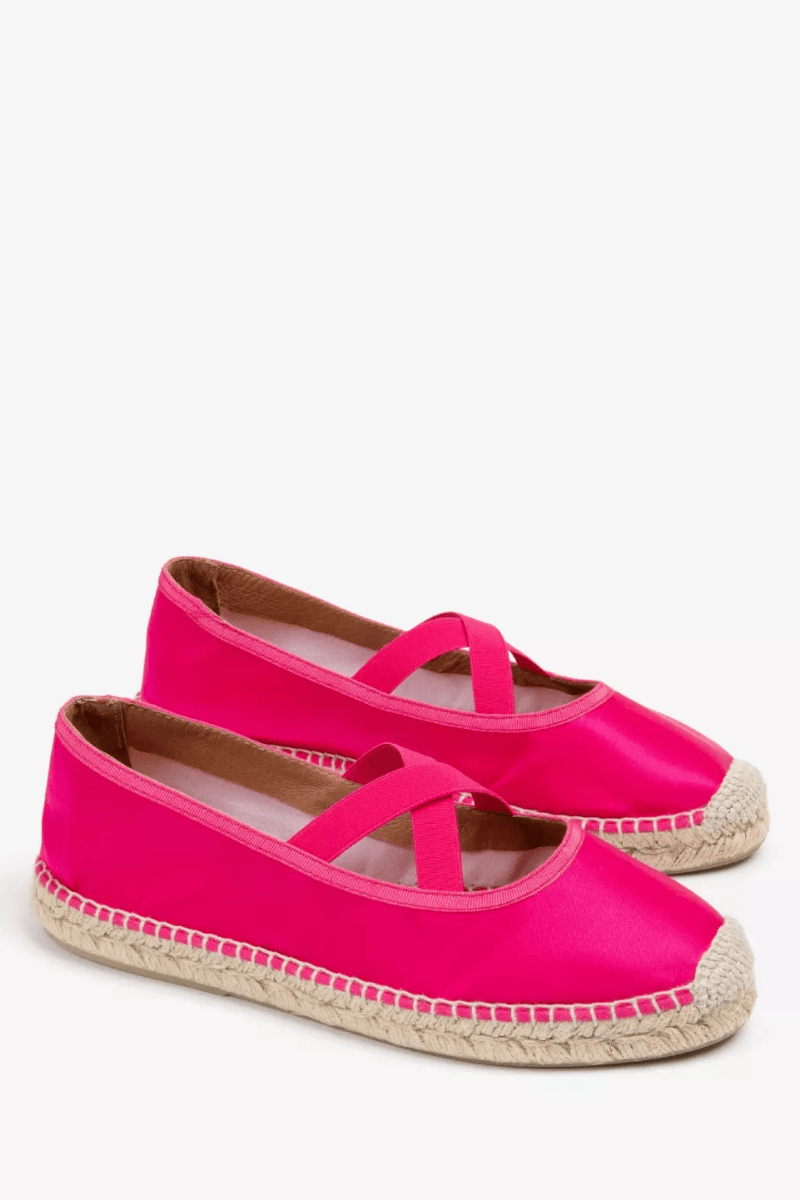 Chico Satin Espadrille in Peony - Penelope Chilvers - Archery Close